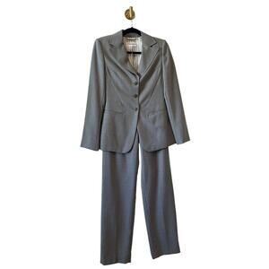 Calvin Klein Gray Pantsuit Elegant Professional Attire